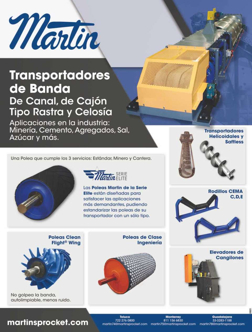 Your trusted supplier to the Martin Sprocket mining industry. New line of belt conveyors, pulleys, rollers, elevators, couplings and much more. Your trusted supplier to the Martin Sprocket mining industry. New line of belt conveyors, pulleys, rollers, elevators, couplings and much more.