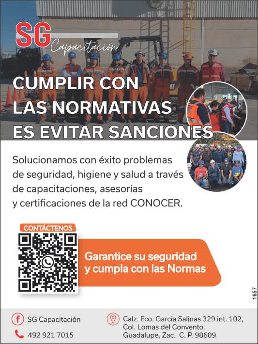 Health and safety regulations, CONOCER competency standards, regulatory studies, sale and maintenance of fire extinguishers, personal protective equipment, civil protection advice Health and safety regulations, CONOCER competency standards, regulatory studies, sale and maintenance of fire extinguishers, personal protective equipment, civil protection advice