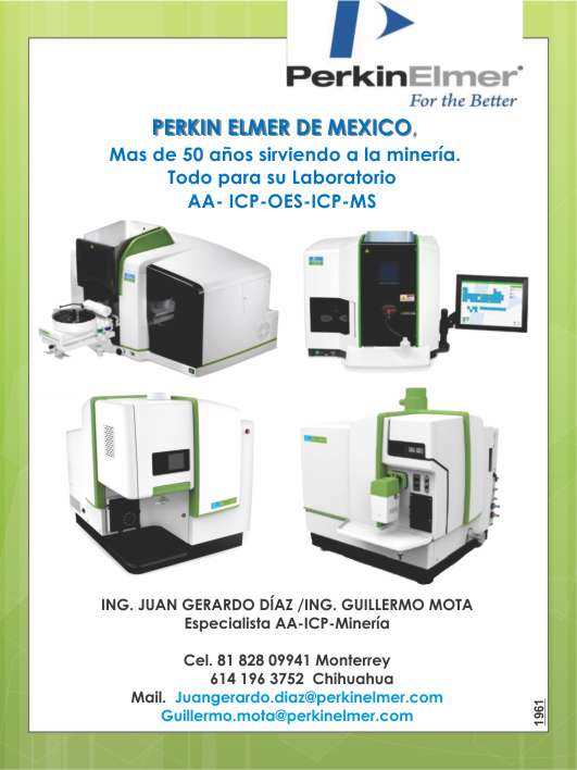 Perkin Elmer Mexico. Always present in mining with ultrasonic instruments, spectroscopes, quality control laboratory, has everything for your laboratory. Perkin Elmer Mexico. Always present in mining with ultrasonic instruments, spectroscopes, quality control laboratory, has everything for your laboratory.