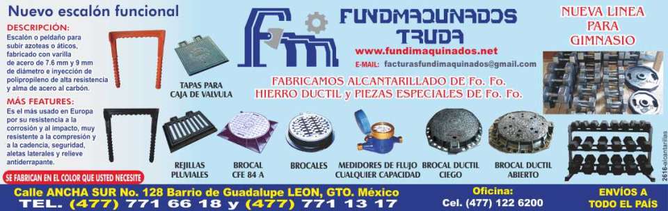 Fundraising Truda. We manufacture sewage from Fo.Fo. ductile iron and special pieces. Brocales, valves, urban furniture, counter frames, propylene steps. Fundraising Truda. We manufacture sewage from Fo.Fo. ductile iron and special pieces. Brocales, valves, urban furniture, counter frames, propylene steps.