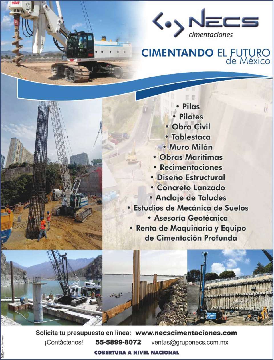 Piles, Piles, Sheet Piling, Milan Wall, Maritime Works, Foundations, Shotcrete, Slope Anchoring, Soil Mechanics Studies, Geotechnical Consulting, Deep Foundation Equipment Piles, Piles, Sheet Piling, Milan Wall, Maritime Works, Foundations, Shotcrete, Slope Anchoring, Soil Mechanics Studies, Geotechnical Consulting, Deep Foundation Equipment