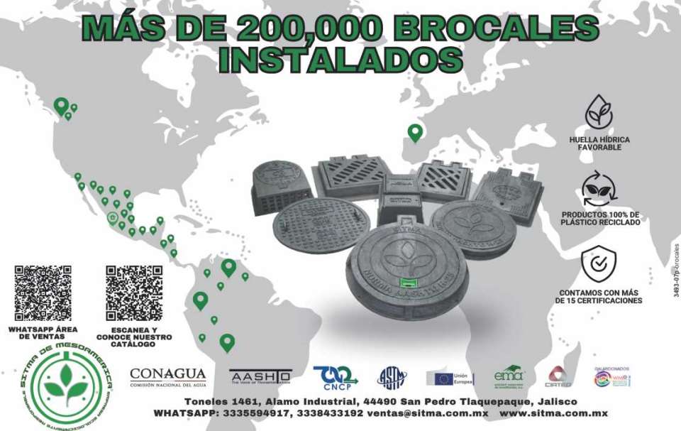 More than 200,000 curbs installed, favorable water footprint, 100% recycled plastic products, we have more than 15 certifications More than 200,000 curbs installed, favorable water footprint, 100% recycled plastic products, we have more than 15 certifications