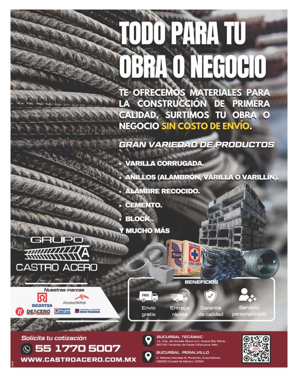 Comercializacion de material para construccion enfocandose en el material para obra negra, varilla, alambron alambre, anillos, estribos, escalerilla, cemento, etc. Todo en materiales para construccion Comercializacion de material para construccion enfocandose en el material para obra negra, varilla, alambron alambre, anillos, estribos, escalerilla, cemento, etc. Todo en materiales para construccion