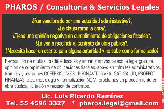 Renewal of fines, tax and administrative credits, legal advice, colsultoria, legal services Renewal of fines, tax and administrative credits, legal advice, colsultoria, legal services
