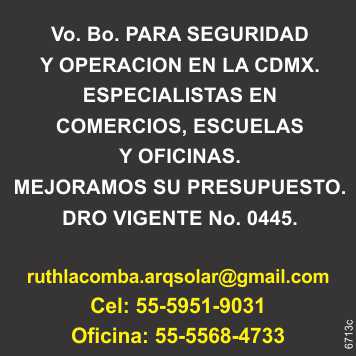 Vo.Bo. for security and operation in CDMX, specialists in shops, schools and offices. We improve your current DRO budget No.0445 Vo.Bo. for security and operation in CDMX, specialists in shops, schools and offices. We improve your current DRO budget No.0445