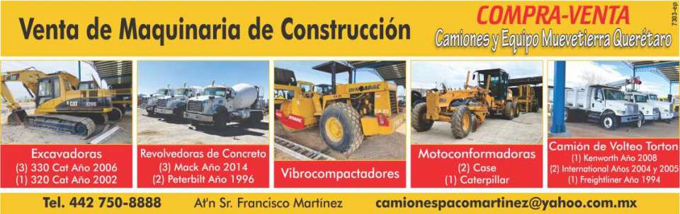 Sale of Excavators, Concrete Mixers, Vibrocompactors, Motorformers, Dump Trucks Sale of Excavators, Concrete Mixers, Vibrocompactors, Motorformers, Dump Trucks