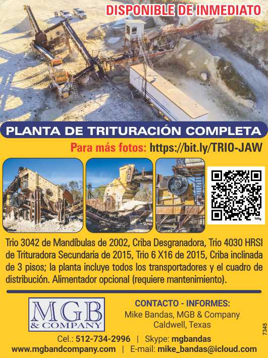 16 Komatsu D155AX-8, 2013 Komatsu - Joy Mining RF-7, 2002 Deister Model BTFM3P-3820, 1991 Cedarapids 5064 HRSI crusher, Kolberg 36” X 25’, 2003 Sandvik 47” X 43” Jaw Crusher 16 Komatsu D155AX-8, 2013 Komatsu - Joy Mining RF-7, 2002 Deister Model BTFM3P-3820, 1991 Cedarapids 5064 HRSI crusher, Kolberg 36” X 25’, 2003 Sandvik 47” X 43” Jaw Crusher