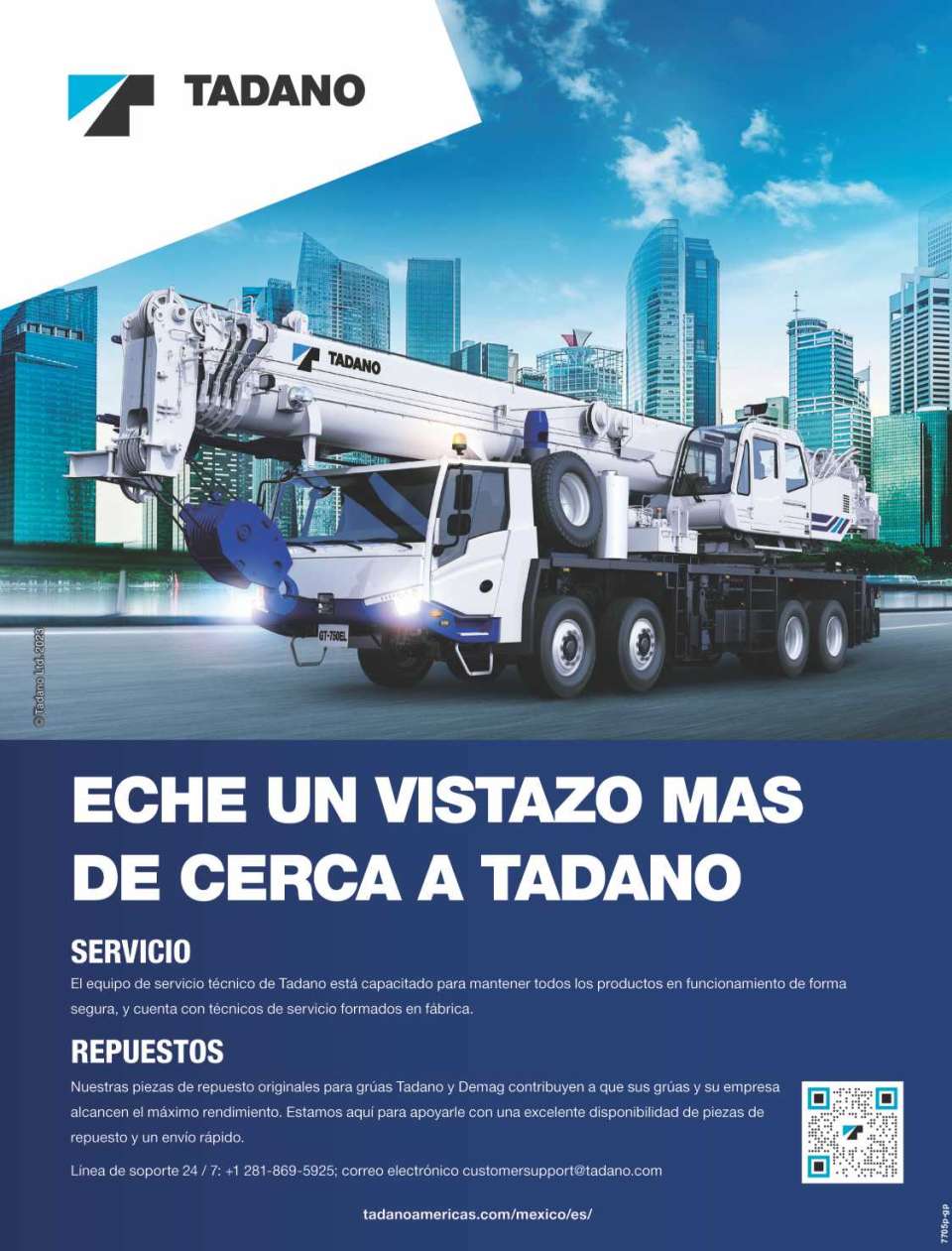 Hydraulic cranes and telescopic boom mounted on tracks or tires. Capacity from 35 tons. up to 156 tons. Excellent service and spare parts availability with fast shipping. 24/7 support line Hydraulic cranes and telescopic boom mounted on tracks or tires. Capacity from 35 tons. up to 156 tons. Excellent service and spare parts availability with fast shipping. 24/7 support line