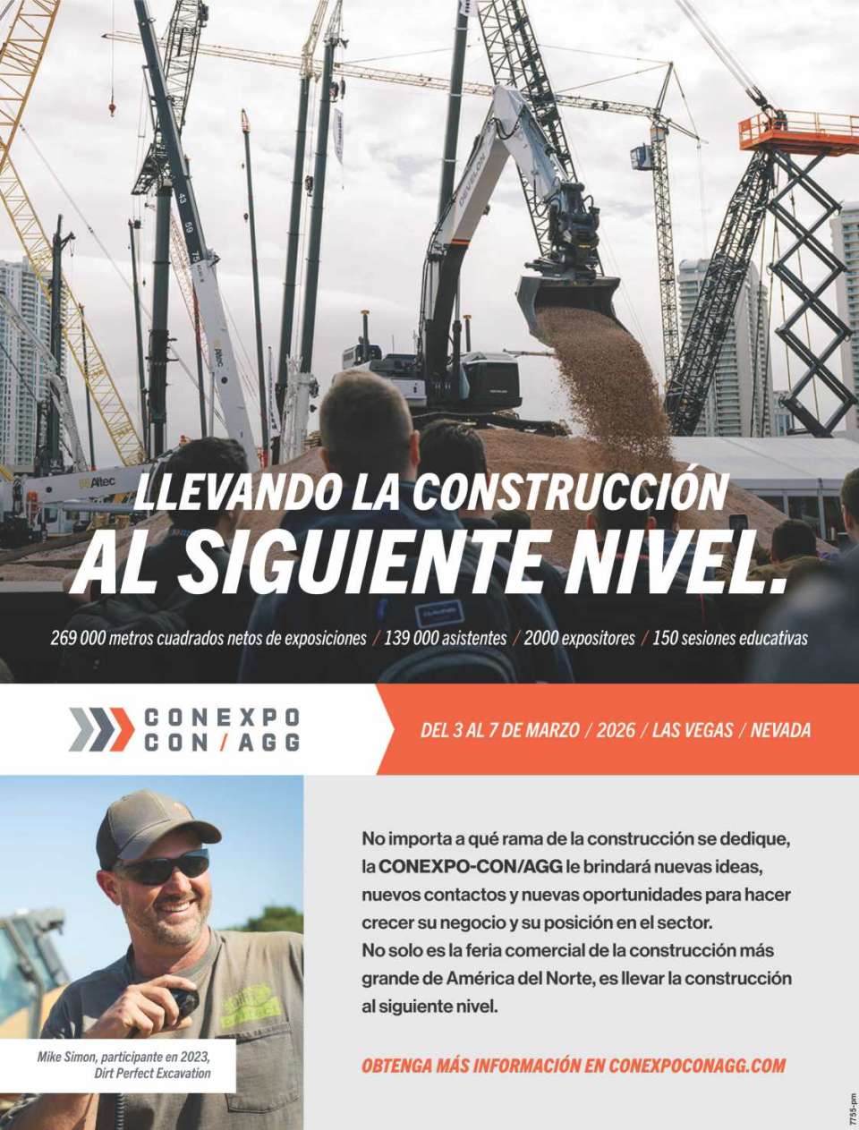 CONEXPO-CON/AGG 2026. North America Largest Construction Trade Show, March 3-7, 2026 in Las Vegas, Nevada CONEXPO-CON/AGG 2026. North America Largest Construction Trade Show, March 3-7, 2026 in Las Vegas, Nevada