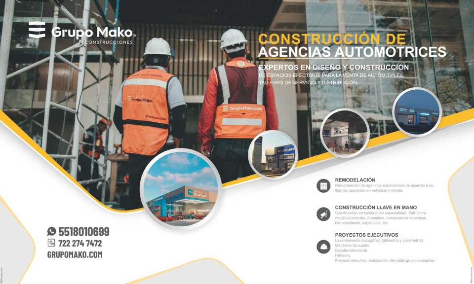 Construction and design of automotive agencies, remodeling, turnkey construction, executive projects Construction and design of automotive agencies, remodeling, turnkey construction, executive projects