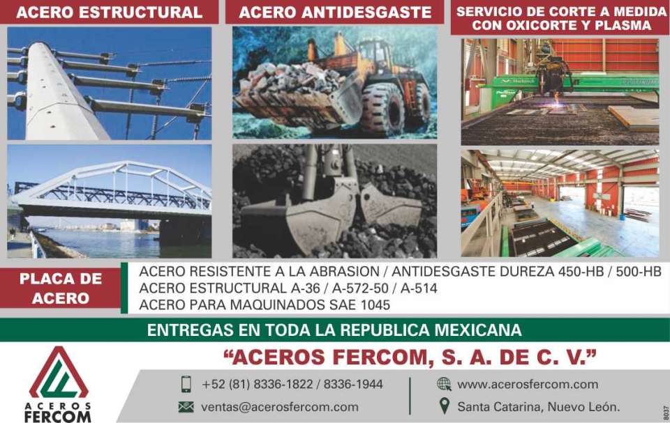 Placa de Acero: Resistente a la Abrasion/Antidesgaste Dureza 450-HB/500- HB. Acero Estructural A-36/A-572-50 / A- 514 Acero para Maquinados SAE 1045. Corte a Medida con Oxicorte y Plasma. Placa de Acero: Resistente a la Abrasion/Antidesgaste Dureza 450-HB/500- HB. Acero Estructural A-36/A-572-50 / A- 514 Acero para Maquinados SAE 1045. Corte a Medida con Oxicorte y Plasma.