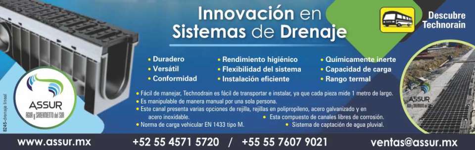 ASSUR TECHNODRAIN Hygienic performance, Compliance, System flexibility, Efficient installation, Durable, Versatile, Load capacity. ASSUR TECHNODRAIN Hygienic performance, Compliance, System flexibility, Efficient installation, Durable, Versatile, Load capacity.