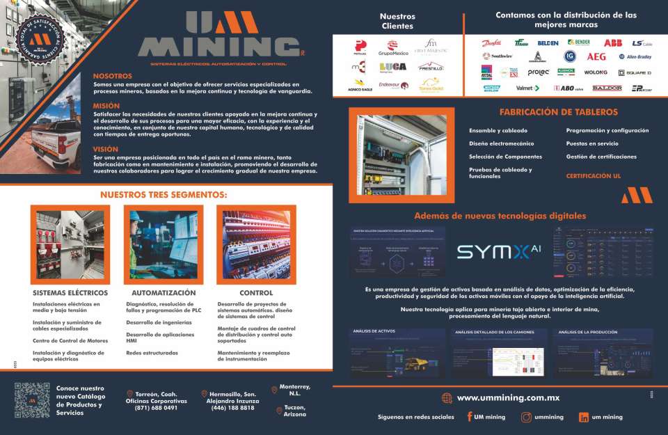Electrical Systems, Automation and Control. Equipment supply. Your best ally in Mining Processes. Electrical Systems, Automation and Control. Equipment supply. Your best ally in Mining Processes.