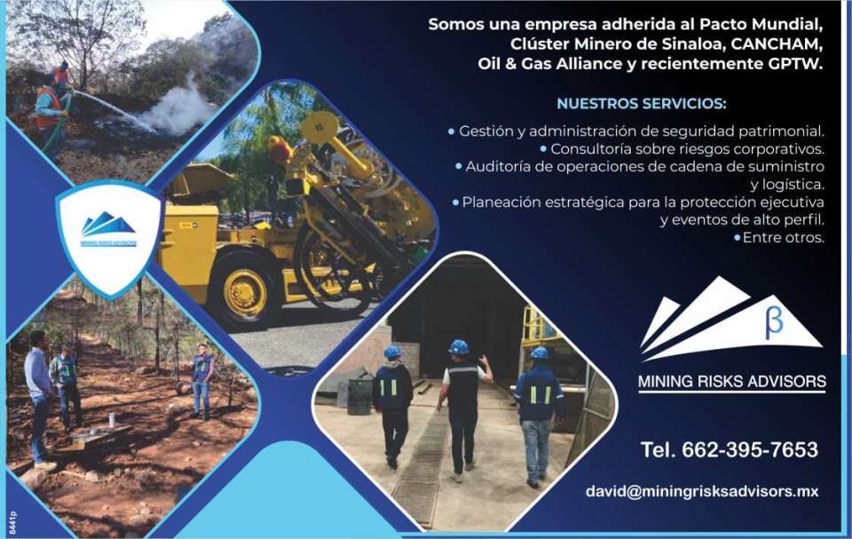 Consulting on physical and property security risk management, specialized in mining exploration and operation projects. Consulting on physical and property security risk management, specialized in mining exploration and operation projects.