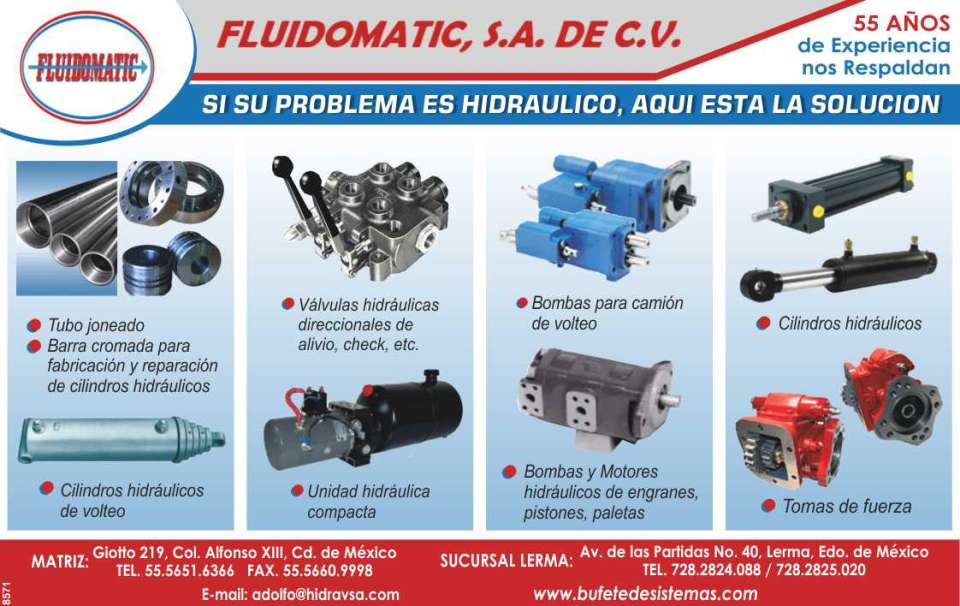 Honed Tube, Chrome Bar, JUN-AIR Compressors for Hospital use. Dump Truck Pumps, Spare Parts, Hydraulic Cylinders, PTOs. Valves, pumps and hydraulic motors. Honed Tube, Chrome Bar, JUN-AIR Compressors for Hospital use. Dump Truck Pumps, Spare Parts, Hydraulic Cylinders, PTOs. Valves, pumps and hydraulic motors.