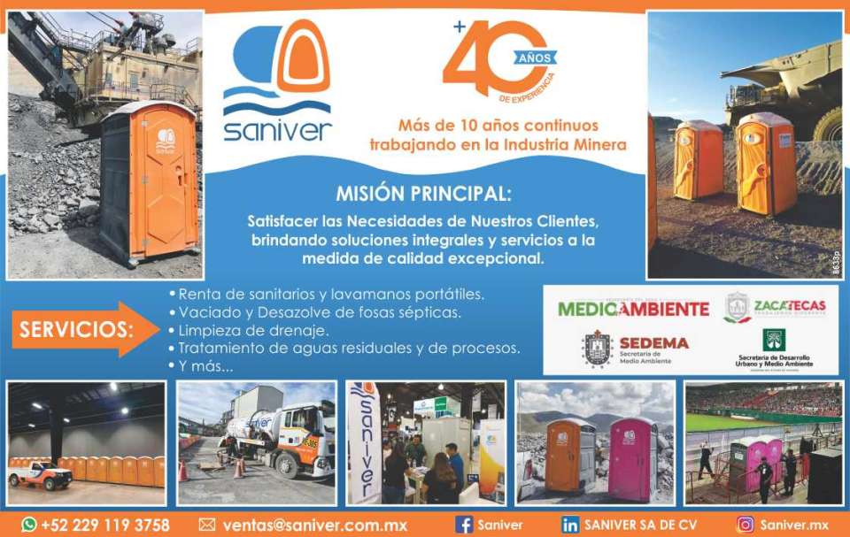 Rental of portable toilets and sinks. Emptying and dredging of septic tanks. Drain cleaning. Treatment of wastewater and processes. More than 10 years working in the mining industry. Rental of portable toilets and sinks. Emptying and dredging of septic tanks. Drain cleaning. Treatment of wastewater and processes. More than 10 years working in the mining industry.
