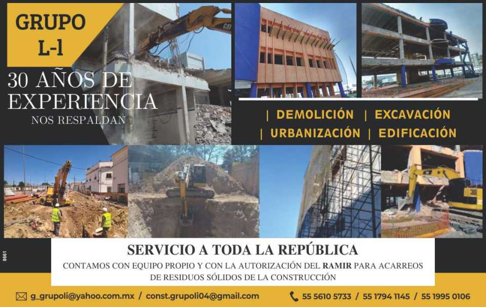 Service to the whole republic. We have our own equipment and authorization from RAMIR, for hauling solid waste from construction. Service to the whole republic. We have our own equipment and authorization from RAMIR, for hauling solid waste from construction.