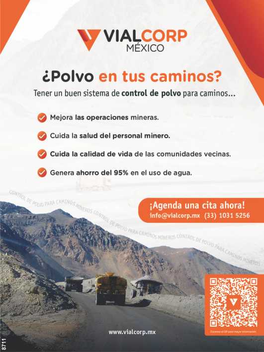 Having a Dust Control System for roads: Improves Mining Operations, Takes Care of Staff Health and Quality of Life, Generates 95% savings in water use. Having a Dust Control System for roads: Improves Mining Operations, Takes Care of Staff Health and Quality of Life, Generates 95% savings in water use.