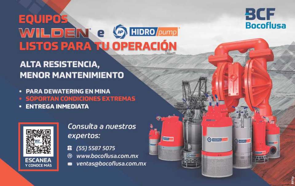 WILDEN and HIDRO PUMP equipment ready for operation. High resistance, low maintenance. For mine dewatering. Withstands extreme conditions. Immediate delivery. Leaders in pump engineering. WILDEN and HIDRO PUMP equipment ready for operation. High resistance, low maintenance. For mine dewatering. Withstands extreme conditions. Immediate delivery. Leaders in pump engineering.